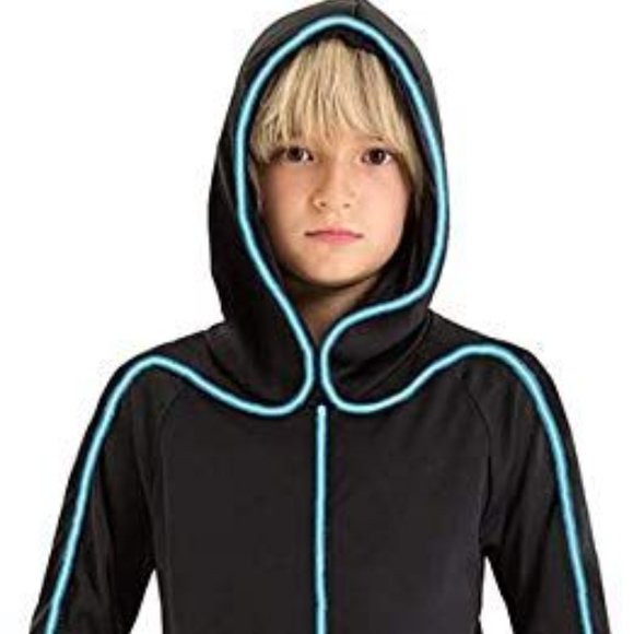 Walmart Costumes Halloween Boys Light Up Stick Figure Costume Size
